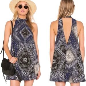 Intimately Free People Beaux Slip Dress with Paisley Bandana Print Size Medium